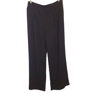 NWT Nordstrom Rack Wide Leg Black Pull On Pants Size XXL